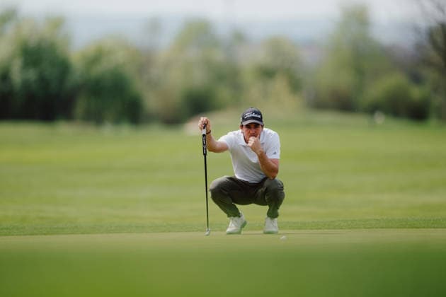 GOLF - AUT Int. Foursome Championship ATZENBRUGG,AUSTRIA,19.APR.26 - GOLF - Austrian International Foursome Championship, Diamond Country Club. Image shows Konstantin Scheyer (AUT).  GEPAxpictures xAlexanderxSolc