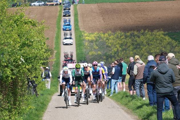 Valkenburg, 19-04-2026, cycling, Amstel Gold Race, men, the men have started the climb of the Korenberg Amstel Gold Race 2026 Men  x203149632x Copyright: