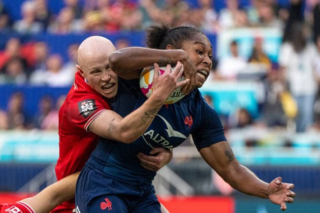 Rugby Sevens in Hong Kong, Women, Canada - France
