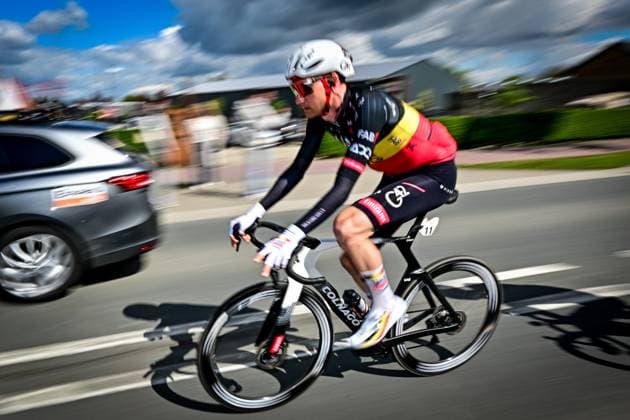 Belgian Tim Wellens of UAE Team Emirates-XRG pictured in action during the men elite Amstel Gold Race one day cycling race, 257,4 km from Maastricht to Valkenburg, The Netherlands, Sunday 19 April 2026. DIRKxWAEM  x171316617x