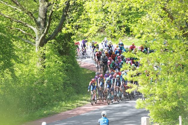 Valkenburg, 19-04-2026, cycling, Amstel Gold Race, men, the men have started the climb of the Loorberg Amstel Gold Race 2026 Men  x203150655x Copyright: