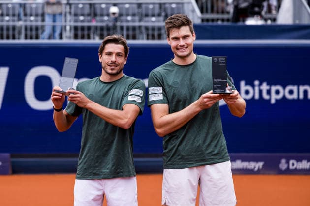 Tennis, ATP tournament in Munich, doubles, final