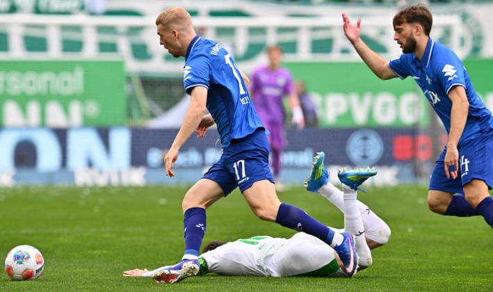19 04 2026 Soccer Season 2025 2026 2 Soccer Bundesliga 30 Matchday SpVgg Greuther Fürth Kleeblatt SV Darmstadt 98 Lilien Sportfoto Zink xwoxzix DFL regulations prohibit any use of photographs as image sequences and or quasi video only for editorial use Kai Klefisch 17, SV Darmstadt 98 D98 SV98 Branimir Hrgota 10, SpVgg Greuther Fürth