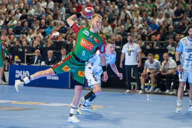 Matthias Musche, Aussen, SC Magdeburg 6 , TBV Lemgo Lippe SC Magdeburg, DHB Pokal Maenner, Herren, 6 Spieltag, Spiel um Platz 3, Daikin HBL, Lidl Final 4, 19 04 2026 Köln NRW Germany Copyright: xkolbert-press MartinxWdziecznyx