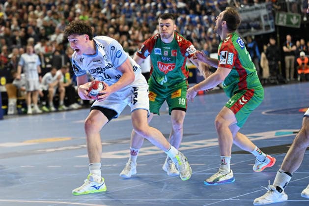 GER, Lanxess Arena Koeln, HBL, LIDL FINAL4, Men, Match for 3rd place, TBV Lemgo Lippe vs SC Magdeburg 19 04 2026, Lanxess Arena , Koeln , GER, Lanxess Arena Koeln, HBL, LIDL FINAL4, Men, Match for 3rd place, TBV Lemgo Lippe vs SC Magdeburg , pictured Joel Willecke TBV Lemgo 24 , throws on goal nordphotoxGmbHx xMeuter nph00351