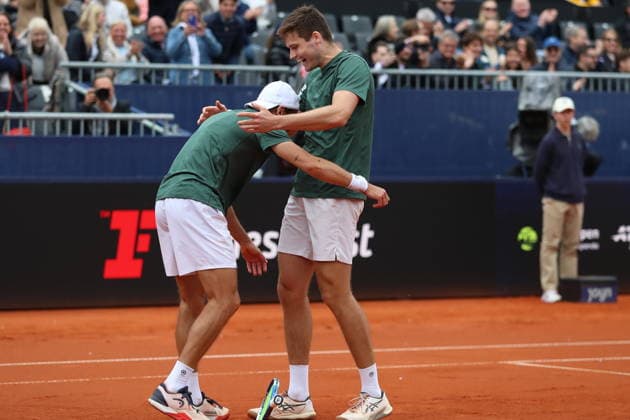 Monachium 19.04.2026. Tenis BMW OPEN MUNICH Tennis BMW OPEN MUNICH Nz Jakob Schnaitter, Mark Wallner Fot. Kacper Staniec NEWSPIX.PL --- newspix.pl POLAND OUT! 