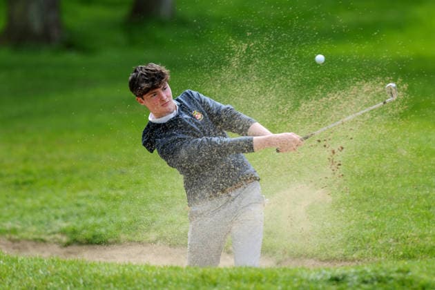 REPRO FREE *PRESS RELEASE NO REPRODUCTION FEE* EDITORIAL USE ONLY Flogas Irish Boys Amateur Open Championship, Malone Golf Club, Belfast 19 4 2026 Luke McCan Luke McCan 19 4 2026  Copyright: x INPHO RyanxByrnex RB1_1149