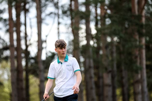 REPRO FREE *PRESS RELEASE NO REPRODUCTION FEE* EDITORIAL USE ONLY Flogas Irish Boys Amateur Open Championship, Malone Golf Club, Belfast 19 4 2026 Ruairi Cooper Ruairi Cooper 19 4 2026  Copyright: x INPHO RyanxByrnex RB2_9371