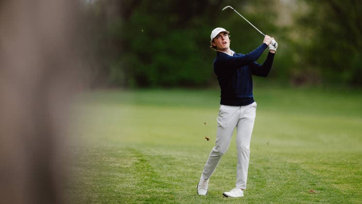 GOLF - AUT Int. Foursome Championship ATZENBRUGG,AUSTRIA,19.APR.26 - GOLF - Austrian International Foursome Championship, Diamond Country Club. Image shows Marc-Philipp Seiler (GER).  GEPAxpictures xAlexanderxSolc