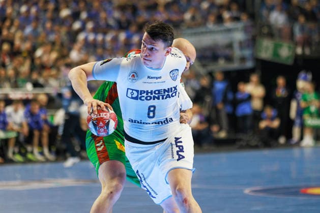 Frederik SIMAK TBV Lemgo Lippe, 08 GER, TBV Lemgo Lippe vs SC Magdeburg, Handball, DHB Pokal, LIDL Final4, Match for 3rd place, Match time 2025 2026, 19 04 2026, GER, TBV Lemgo Lippe vs SC Magdeburg, Handball, DHB Pokal, LIDL Final4, Match for 3rd place, Match time 2025 2026, 19 04 2026, Cologne Copyright: xEibnerxPressefoto OliverxSchmidtx EP_OST