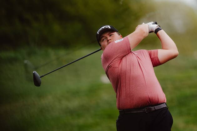 GOLF - AUT Int. Foursome Championship ATZENBRUGG,AUSTRIA,19.APR.26 - GOLF - Austrian International Foursome Championship, Diamond Country Club. Image shows Korbinian Walther (GER).  GEPAxpictures xAlexanderxSolc