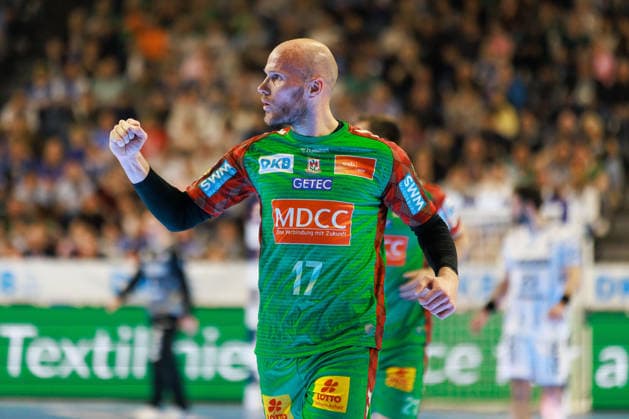 Tim HORNKE SC Magdeburg, 17 jubilation, joy, passion, success, emotion, enthusiasm, positive emotions GER, TBV Lemgo Lippe vs SC Magdeburg, handball, DHB Cup, LIDL Final4, match for third place, 2025 2026 season, 19 04 2026, GER, TBV Lemgo Lippe vs SC Magdeburg, handball, DHB Cup, LIDL Final4, match for third place, 2025 2026 season, 19 04 2026, Cologne Copyright: xEibnerxPressefoto OliverxSchmidtx EP_OST