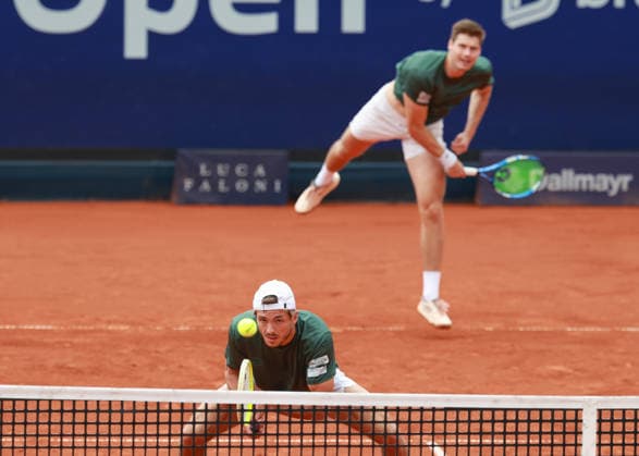 Jakob Schnaitter upside down cap , Mark Wallner, Men doubles, Men s Doubles, Final, Final Tennis BMW Open 2026 ATP 500 MTTC Iphitos Munich Bavaria Germany April 19, 2026 Copyright: xJuergenxHasenkopfx