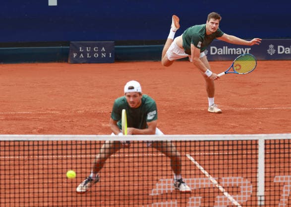 Jakob Schnaitter upside down cap , Mark Wallner, Men doubles, Men s Doubles, Final, Final Tennis BMW Open 2026 ATP 500 MTTC Iphitos Munich Bavaria Germany April 19, 2026 Copyright: xJuergenxHasenkopfx