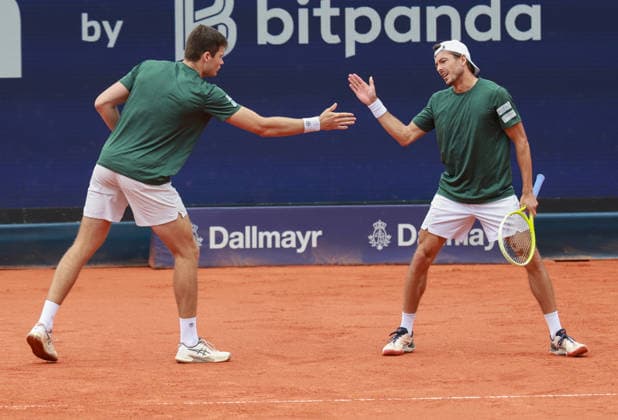 Jakob Schnaitter upside down cap , Mark Wallner, Men doubles, Men s Doubles, Final, Final Tennis BMW Open 2026 ATP 500 MTTC Iphitos Munich Bavaria Germany April 19, 2026 Copyright: xJuergenxHasenkopfx