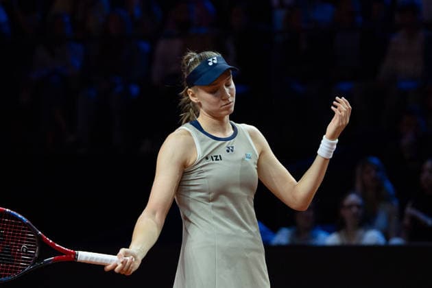 Elena Rybakina KAZ disappointed in the picture, GER, Elena Rybakina vs Karolina Muchova, Tennis, ATP Tournament, WTA 500, Porsche Tennis Grand Prix, Final, 19 04 2026, GER, Elena Rybakina vs Karolina Muchova, Tennis, ATP Tournament, WTA 500, Porsche Tennis Grand Prix, Final, 19 04 2026, Stuttgart Copyright: xEibner-Pressefoto EdwardxCheungx EP_ECG