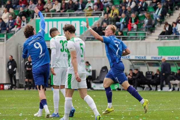 19 04 2026, xgrfx, Soccer 2 Bundesliga, SpVgg Greuther Fuerth SV Darmstadt 98 v l Tor, Isac Lidberg SV Darmstadt DFL DFB REGULATIONS PROHIBIT ANY USE OF PHOTOGRAPHS as IMAGE SEQUENCES and or QUASI VIDEO Fuerth