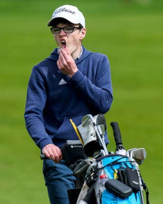 REPRO FREE *PRESS RELEASE NO REPRODUCTION FEE* EDITORIAL USE ONLY Flogas Irish Boys Amateur Open Championship, Malone Golf Club, Belfast 19 4 2026 Sean Sheeran Sean Sheeran 19 4 2026  Copyright: x INPHO RyanxByrnex RB1_1518