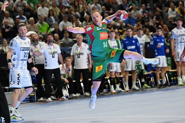 GER, Lanxess Arena Koeln, HBL, LIDL FINAL4, Men, Match for 3rd place, TBV Lemgo Lippe vs SC Magdeburg 19 04 2026, Lanxess Arena , Koeln , GER, Lanxess Arena Koeln, HBL, LIDL FINAL4, Men, Match for 3rd place, TBV Lemgo Lippe vs SC Magdeburg , pictured Omar Ingi Magnusson SC Magdeburg 14 , throws on goal nordphotoxGmbHx xMeuter nph00351
