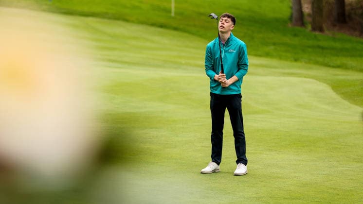 REPRO FREE *PRESS RELEASE NO REPRODUCTION FEE* EDITORIAL USE ONLY Flogas Irish Boys Amateur Open Championship, Malone Golf Club, Belfast 19 4 2026 Luke Furlong Luke Furlong 19 4 2026  Copyright: x INPHO RyanxByrnex RB2_0049