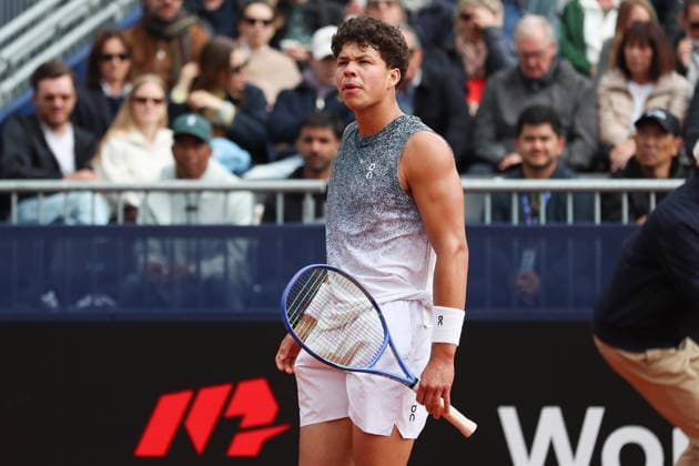 Monachium 19.04.2026. Tenis BMW OPEN MUNICH Tennis BMW OPEN MUNICH Nz Ben Shelton Fot. Kacper Staniec NEWSPIX.PL --- newspix.pl POLAND OUT! 