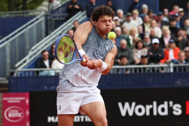Monachium 19.04.2026. Tenis BMW OPEN MUNICH Tennis BMW OPEN MUNICH Nz Ben Shelton Fot. Kacper Staniec NEWSPIX.PL --- newspix.pl POLAND OUT! 