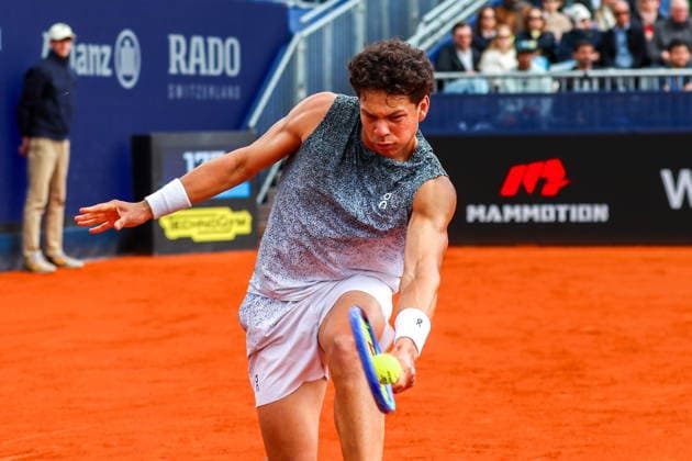 Monachium 19.04.2026. Tenis BMW OPEN MUNICH Tennis BMW OPEN MUNICH Nz Ben Shelton Fot. Kacper Staniec NEWSPIX.PL --- newspix.pl POLAND OUT! 