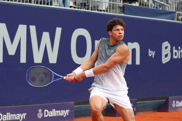 Monachium 19.04.2026. Tenis BMW OPEN MUNICH Tennis BMW OPEN MUNICH Nz Ben Shelton Fot. Kacper Staniec NEWSPIX.PL --- newspix.pl POLAND OUT! 
