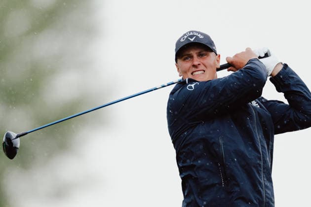 GOLF - AUT Int. Foursome Championship ATZENBRUGG,AUSTRIA,19.APR.26 - GOLF - Austrian International Foursome Championship, Diamond Country Club. Image shows Fabian Fischer (AUT).  GEPAxpictures xAlexanderxSolc