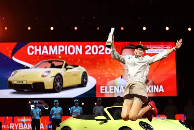Tennis, WTA tournament in Stuttgart, final, winner Elena Rybakina