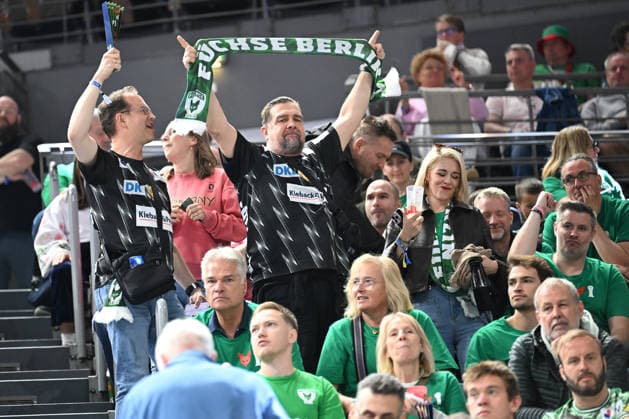 GER, Lanxess Arena Koeln, HBL, LIDL FINAL4, Men, Match for 3rd place, TBV Lemgo Lippe vs SC Magdeburg 19 04 2026, Lanxess Arena , Koeln , GER, Lanxess Arena Koeln, HBL, LIDL FINAL4, Men, Match for 3rd place, TBV Lemgo Lippe vs SC Magdeburg , in the picture fans of the Fuechse Berlin nordphotoxGmbHx xMeuter nph00351