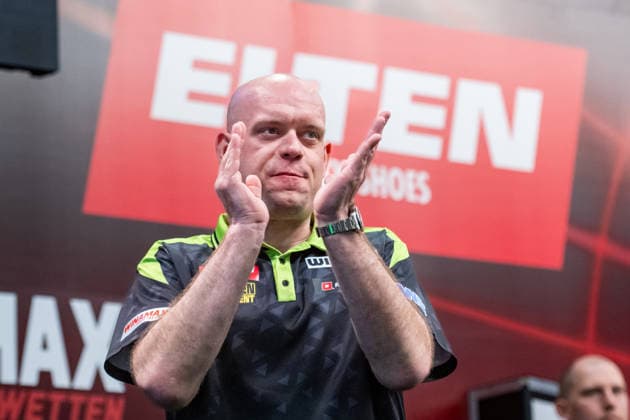 Michael van Gerwen (NED) GER, PDC European Darts Grand Prix 2026, Sindelfingen Glaspalast, 19.04.2026 GER, PDC European Darts Grand Prix 2026, Sindelfingen Glaspalast, 19.04.2026 Sindelfingen *** Michael van Gerwen NED GER, PDC European Darts Grand Prix 2026, Sindelfingen Glaspalast, 19 04 2026 GER, PDC European Darts Grand Prix 2026, Sindelfingen Glaspalast, 19 04 2026 Sindelfingen Copyright: xSandyxDinkelackerx EP_SDR