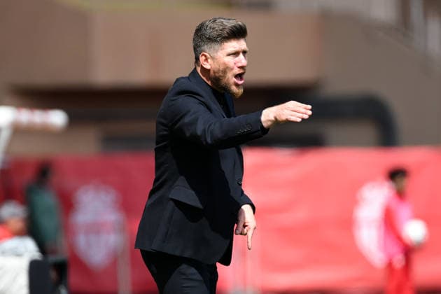 AS Monaco FC v AJ Auxerre - Ligue 1 McDonald s 2025 2026 Sebastien POCOGNOLI (Entraineur Monaco ASM) during the Ligue 1 McDonald s match between AS Monaco FC and AJ Auxerre at Stade Louis II on April 19, 2026 in Monaco, Monaco. Monaco Monaco  Copyright: xFEPx 776348355