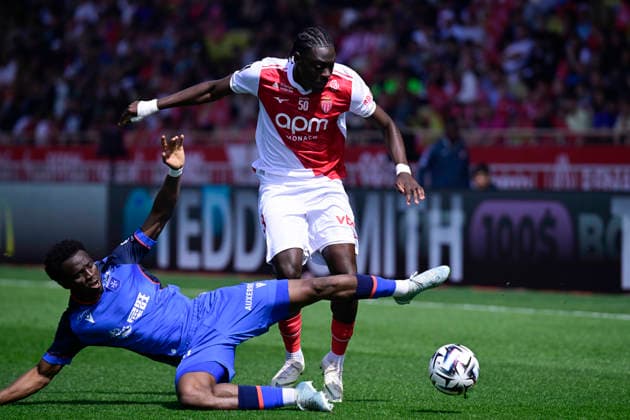 FOOTBALL : AS Monaco VS AJ Auxerre - Ligue 1 McDonald s - 19 04 2026 Christian Mawissa (ASM) - Ligue 1 McDonald s match between AS Monaco and AJ Auxerre on April 19, 2026 at the Louis II Stadium in Monaco. MonacoMonaco  Copyright: xWilliamxCannarellax