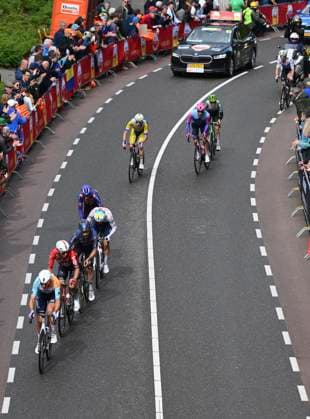 Amstel Gold Race 2026 Cycling Race VALKENBURG, THE NETHERLANDS - APRIL 19 : Artz Huub (NED) of Lotto Intermarche, Maciejuk Filip (POL) of Movistar Team, Frigo Marco (ITA) of NSN Cycling Team, Barguil Warren (FRA) of Team Picnic PostNL, Azparren Xabier Mikel (ESP) of Pinarello Q36.5 Pro Cycling Team, Lopez Joseba (ESP) of Caja Rural - Seguros RGA, Deweirdt Siebe (BEL) of Team Flanders - Baloise, Retailleau Valentin (FRA) of TotalEnergies, Stockman Abram (BEL) of Unibet Rose Rockets during the 60th edition of Amstel Gold Race an UCI World Tour 1.UWT one day cycling road race for Men Elite of 220 km with start in Maastricht and finish in Valkenburg on April 19, 2026 in Valkenburg, The Netherlands, 19 04 2026 ( Motordriver Kenny Verfaillie - Valkenburg The Netherlands Copyright: xVincentxKalutx