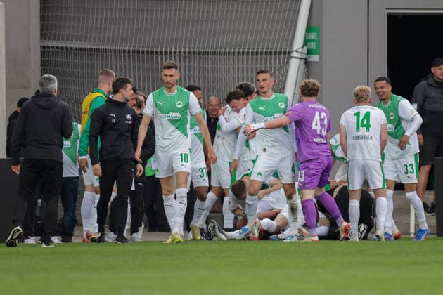 19 04 2026, xgrfx, Soccer 2 Bundesliga, SpVgg Greuther Fuerth SV Darmstadt 98 v l Tor, Noel Futkeu 3 2 Greuther Fürth DFL DFB REGULATIONS PROHIBIT ANY USE OF PHOTOGRAPHS as IMAGE SEQUENCES and or QUASI VIDEO Fuerth