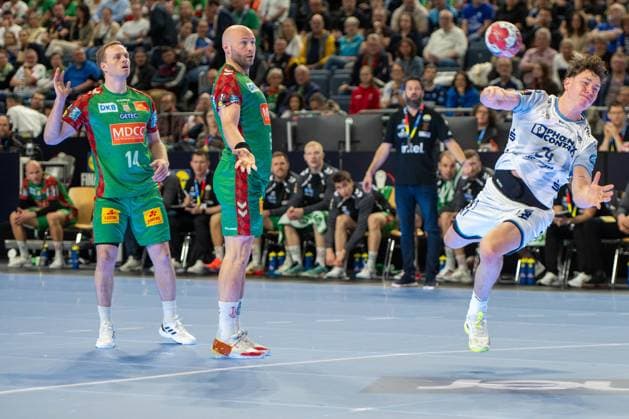 Joel Willecke, Kreislaeufer TBV Lemgo Lippe 24 , TBV Lemgo Lippe SC Magdeburg, DHB Pokal Maenner, Herren, 6 Spieltag, Spiel um Platz 3, Daikin HBL, Lidl Final 4, 19 04 2026 Köln NRW Germany Copyright: xkolbert-press MartinxWdziecznyx