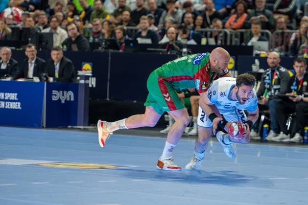 Tim Suton, Back TBV Lemgo Lippe 23 , TBV Lemgo Lippe SC Magdeburg, DHB Pokal Maenner, Herren, 6 Spieltag, Spiel um Platz 3, Daikin HBL, Lidl Final 4, 19 04 2026 Köln NRW Germany Copyright: xkolbert-press MartinxWdziecznyx