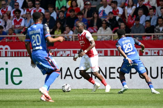 AS Monaco FC v AJ Auxerre - Ligue 1 McDonald s 2025 2026 13 Christian MAWISSA (asm) during the Ligue 1 McDonald s match between AS Monaco FC and AJ Auxerre at Stade Louis II on April 19, 2026 in Monaco, Monaco. Monaco Monaco  Copyright: xFEPx 776348355