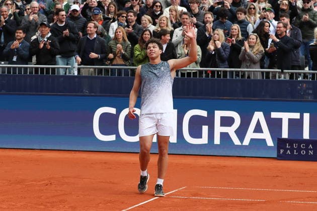 Monachium 19.04.2026. Tenis BMW OPEN MUNICH Tennis BMW OPEN MUNICH Nz Ben Shelton Fot. Kacper Staniec NEWSPIX.PL --- newspix.pl POLAND OUT! 
