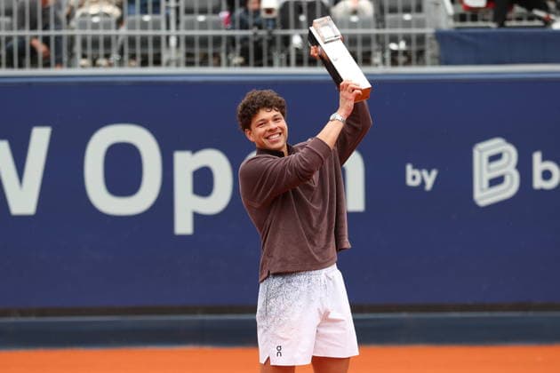 Tennis, ATP tournament in Munich, final, winner Ben Shelton