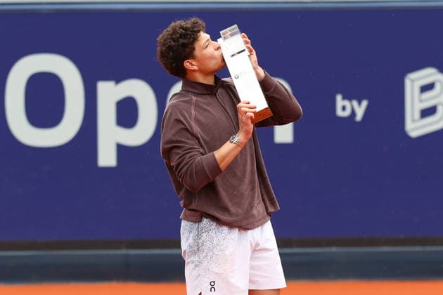 Monachium 19.04.2026. Tenis BMW OPEN MUNICH Tennis BMW OPEN MUNICH Nz Ben Shelton Fot. Kacper Staniec NEWSPIX.PL --- newspix.pl POLAND OUT! 