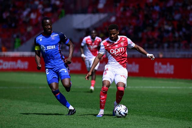 FOOTBALL : AS Monaco VS AJ Auxerre - Ligue 1 McDonald s - 19 04 2026 Ansu Fati (ASM) - Ligue 1 McDonald s match between AS Monaco and AJ Auxerre on April 19, 2026 at the Louis II Stadium in Monaco. MonacoMonaco  Copyright: xWilliamxCannarellax