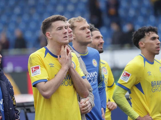 Florian Flick Eintracht Braunschweig Football, Men, Season 2025 2026 2 BL, Eintracht Stadion, Eintracht Braunschweig vs Hertha BSC Berlin 1 1 DFL REGULATIONS PROHIBIT ANY USE OF PHOTOGRAPHS AS IMAGE SEQUENCES AND OR QUASI VIDEO