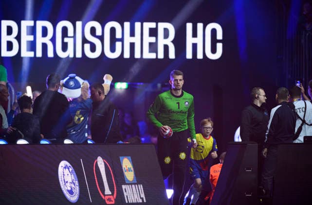 Entry Goalkeeper Christopher RUDECK BHC Final Füchse Berlin B Bergischer HC BHC , on 19 04 2026 Handball DHB Pokal Final4 2026, from 18 04 19 04 2026 in Cologne Germany Â