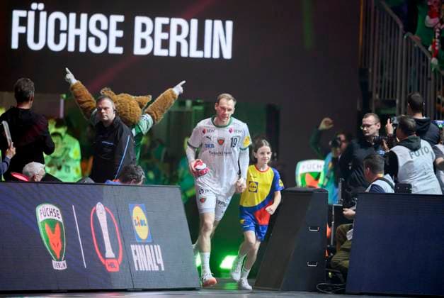 Entry Mathias GIDSEL B Final Füchse Berlin B Bergischer HC BHC , on 19 04 2026 Handball DHB Pokal Final4 2026, from 18 04 19 04 2026 in Cologne Germany Â