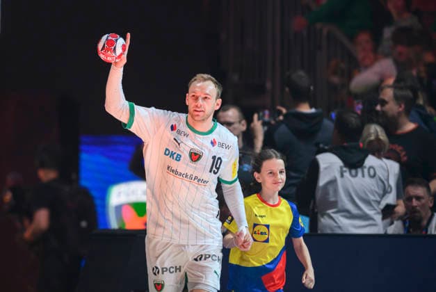 Entry Mathias GIDSEL B Final Füchse Berlin B Bergischer HC BHC , on 19 04 2026 Handball DHB Pokal Final4 2026, from 18 04 19 04 2026 in Cologne Germany Â