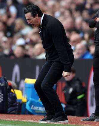 Aston Villa manager Unai Emery reacts on the touchline Aston Villa v Sunderland, Premier League, Football, Villa Park, Birmingham, UK - 19 Apr 2026Birmingham Villa Park United Kingdom EDITORIAL USE ONLY No use with unauthorised audio, video, data, fixture lists, club league logos or live services. Online in-match use limited to 120 images, no video emulation. No use in betting, games or single club league player publications. Copyright: xKieranxMcManus Shutterstockx 16832205ag