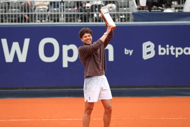 Monachium 19.04.2026. Tenis BMW OPEN MUNICH Tennis BMW OPEN MUNICH Nz Ben Shelton Fot. Kacper Staniec NEWSPIX.PL --- newspix.pl POLAND OUT! 