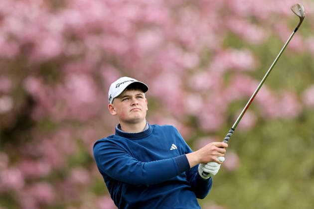 REPRO FREE *PRESS RELEASE NO REPRODUCTION FEE* EDITORIAL USE ONLY Flogas Irish Boys Amateur Open Championship, Malone Golf Club, Belfast 19 4 2026 John Moran John Moran 19 4 2026  Copyright: x INPHO RyanxByrnex RB1_3369